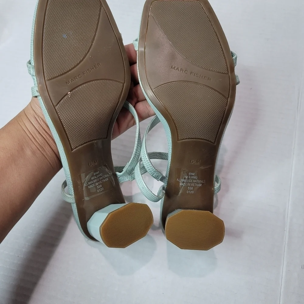 Marc Fisher Aliana 2 Strappy Heeled Sandals Size 6.5 - Picture 6 of 11